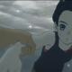 Ruka spends much of the film being dragged from one place to another.